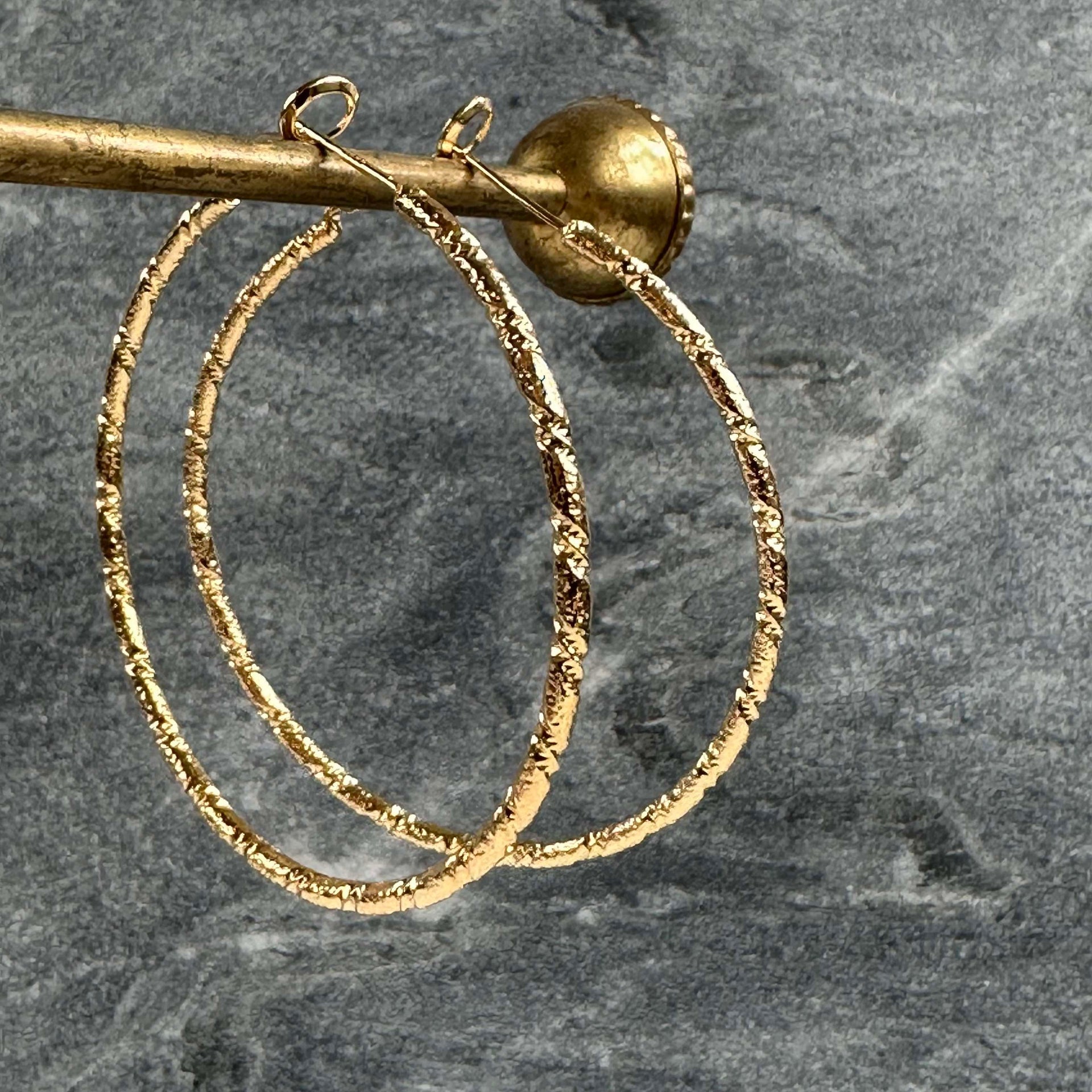 Örhängen ISADORA Hoops 18K förgyllda