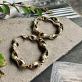 Örhängen Cora hoops - 18k förgyllda